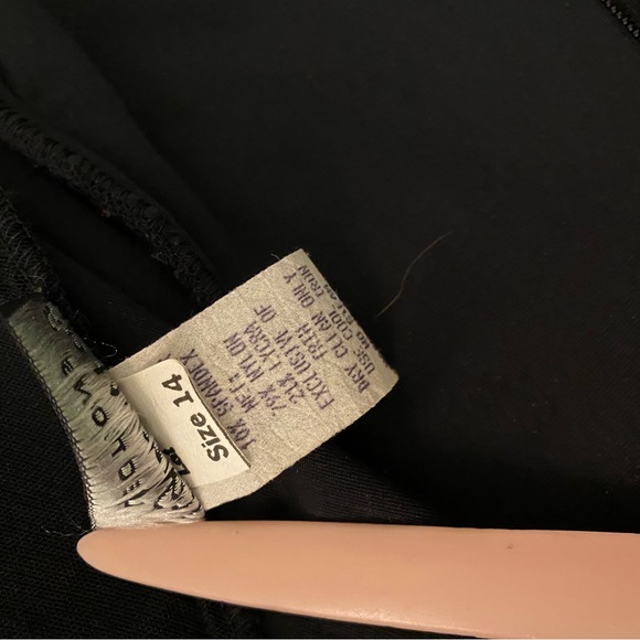 🎈SOLD 🚨VINTAGE DRESS Night Way Black Velvet Mesh Front & Back Long Maxi Dress - Picture 13 of 16